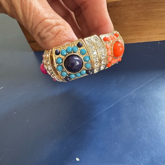 Colorful Gemstone Statement Ring - Picture 3 of 8